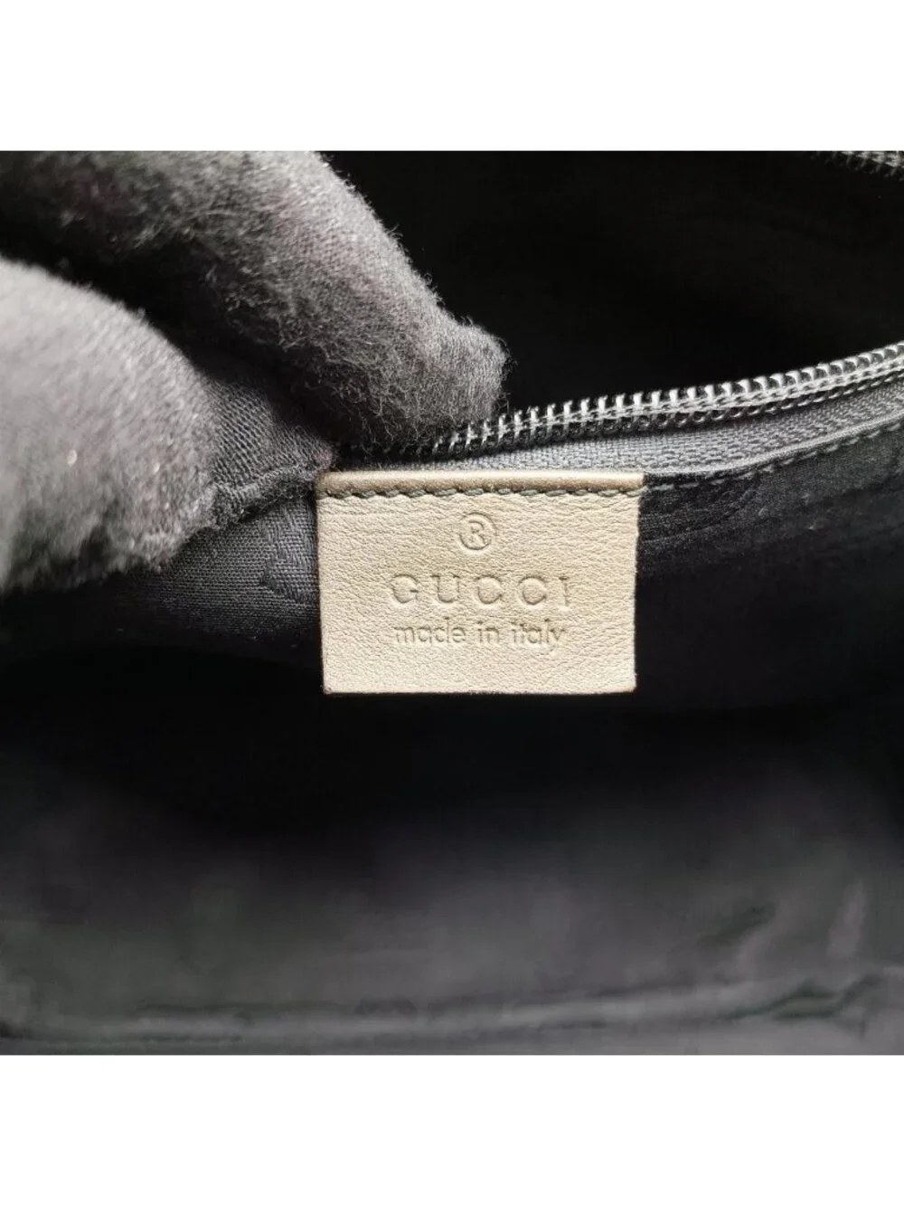 Gucci GG Plus Messenger Gold Leather